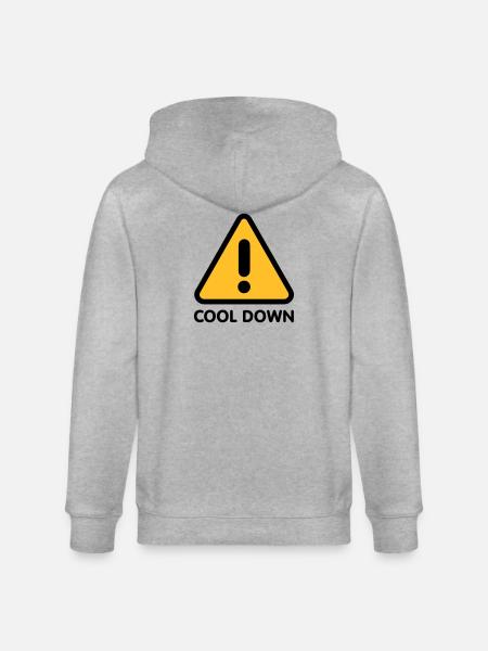 Cool down - Stanley/Stella Unisex Bio-Kapuzenjacke CULTIVATOR  - Grau meliert