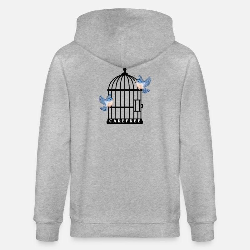 insouciant - Veste à capuche bio CULTIVATOR Stanley/Stella Unisexe - gris chiné
