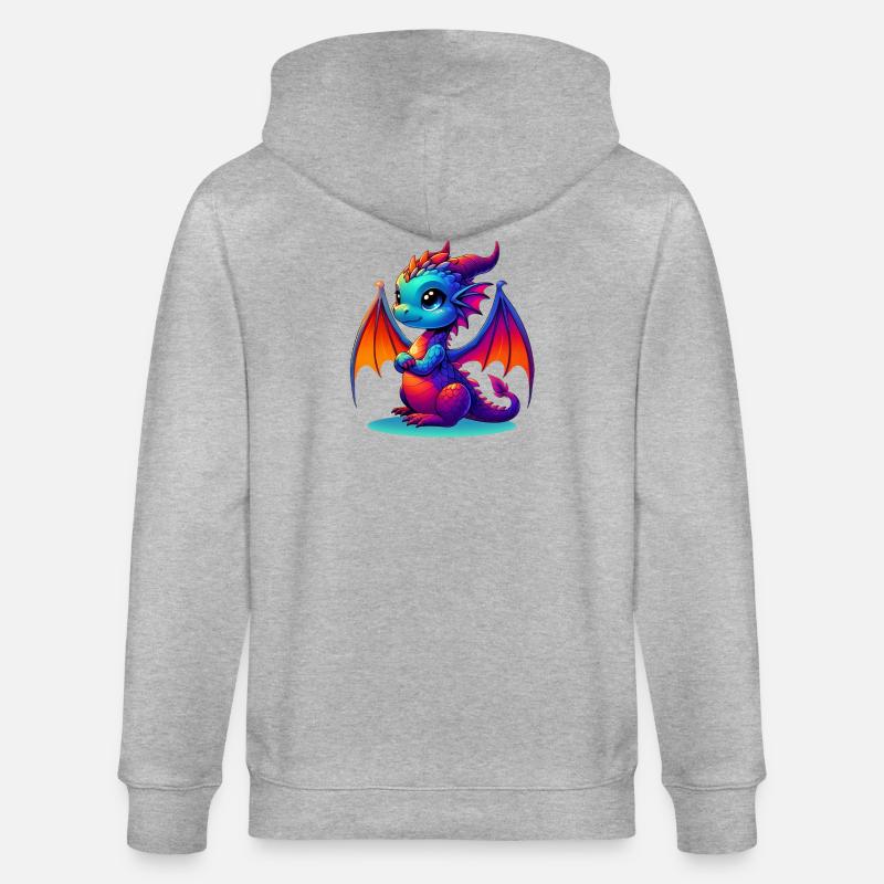 Dragon - Veste à capuche bio CULTIVATOR Stanley/Stella Unisexe - gris chiné
