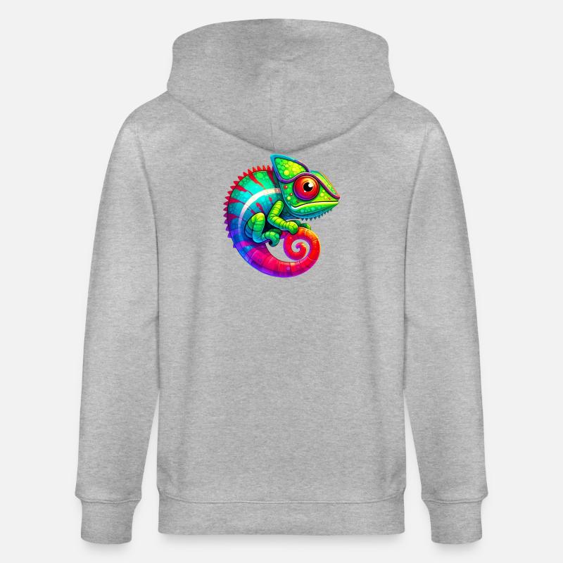 Caméléon - Veste à capuche bio CULTIVATOR Stanley/Stella Unisexe - gris chiné