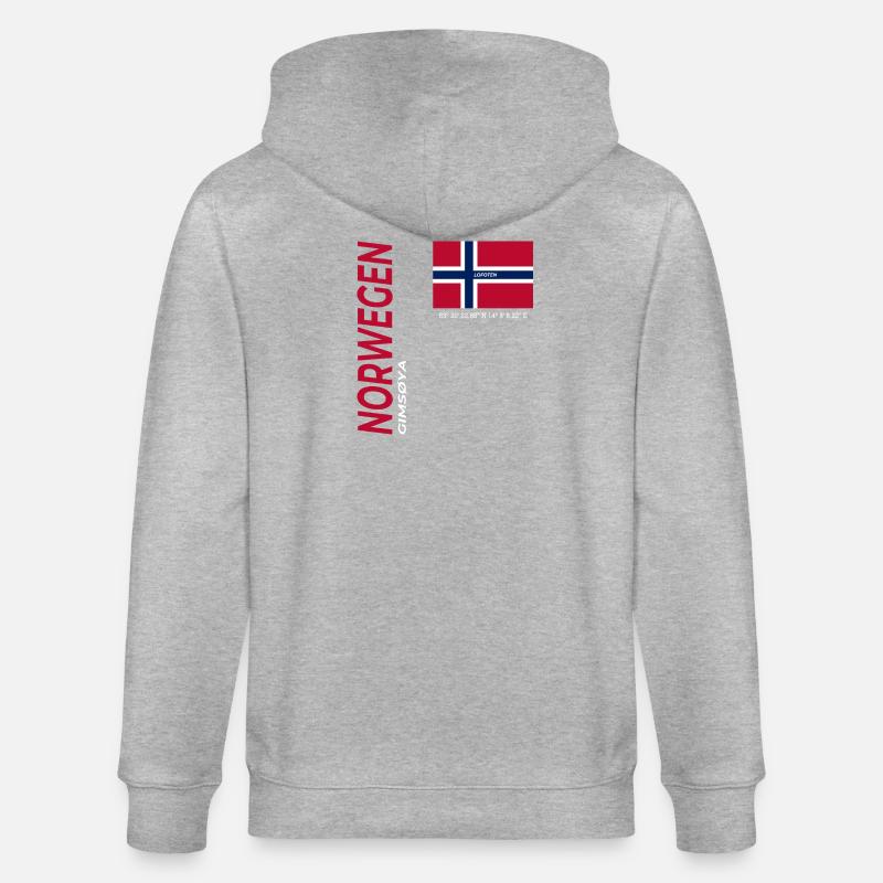 GIMSØYA - Veste à capuche bio CULTIVATOR Stanley/Stella Unisexe - gris chiné