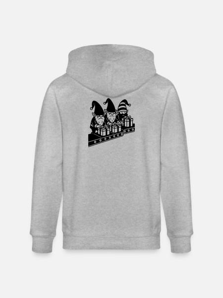 Weight Assembly Line Gifts Factory - Stanley/Stella CULTIVATOR Unisex Organic Hooded Jacket - heather grey