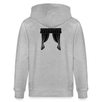 Vorhänge Theater oder Geschäft - Stanley/Stella Unisex Bio-Kapuzenjacke CULTIVATOR  - Grau meliert - Hinten - Luana (180cm)