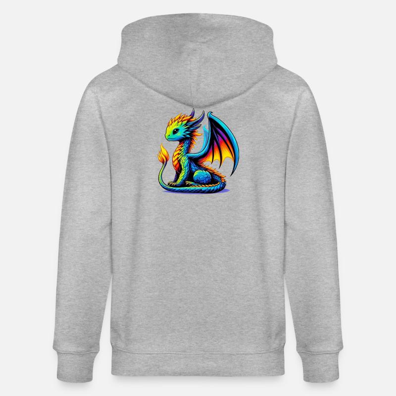 Dragon - Veste à capuche bio CULTIVATOR Stanley/Stella Unisexe - gris chiné