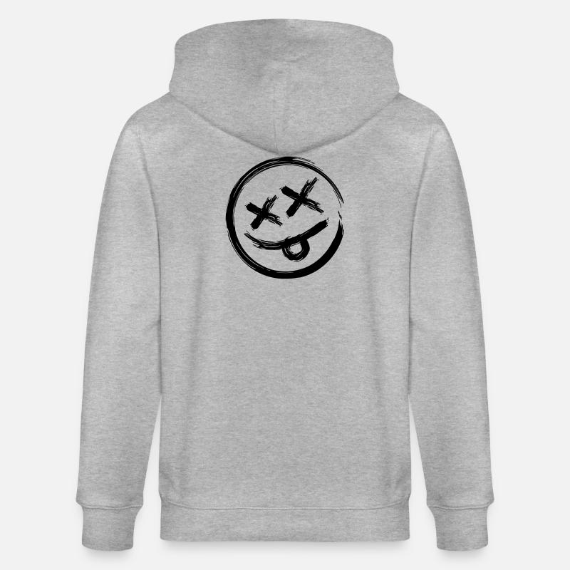 Sourire - Veste à capuche bio CULTIVATOR Stanley/Stella Unisexe - gris chiné