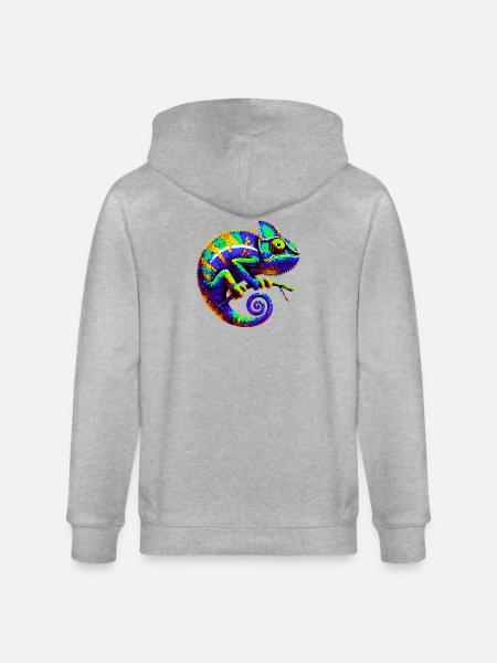 Chameleon - Stanley/Stella CULTIVATOR Unisex Organic Hooded Jacket - heather grey