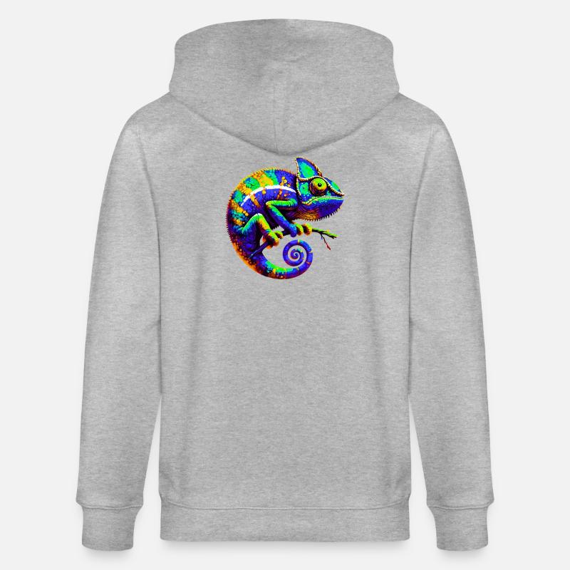 Caméléon - Veste à capuche bio CULTIVATOR Stanley/Stella Unisexe - gris chiné