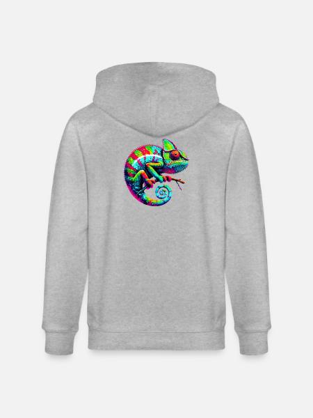 Caméléon - Veste à capuche bio CULTIVATOR Stanley/Stella Unisexe - gris chiné