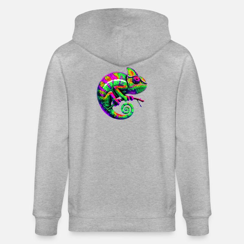 Caméléon - Veste à capuche bio CULTIVATOR Stanley/Stella Unisexe - gris chiné