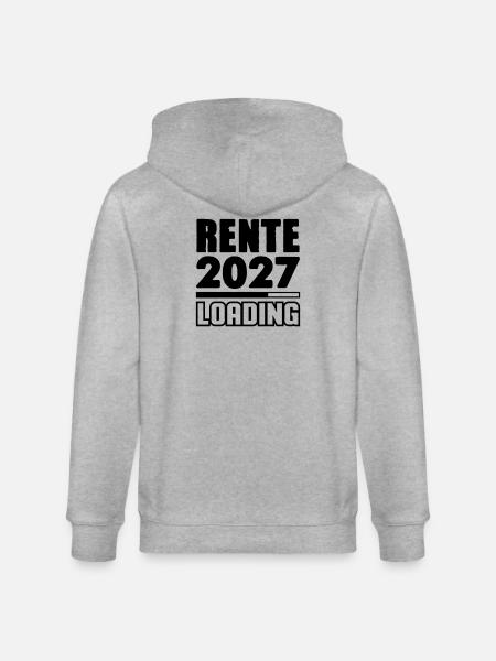 Pension 2027 Loading - Stanley/Stella CULTIVATOR Unisex Organic Hooded Jacket - heather grey