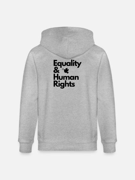 Equality & Human Rights Design - Stanley/Stella Unisex Bio-Kapuzenjacke CULTIVATOR - Grau meliert