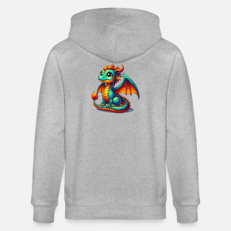Dragon - Veste à capuche bio CULTIVATOR Stanley/Stella Unisexe - gris chiné