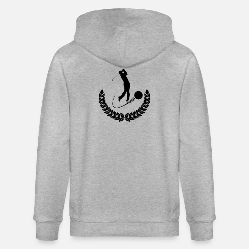 Couronne de laurier de golf - Veste à capuche bio CULTIVATOR Stanley/Stella Unisexe - gris chiné