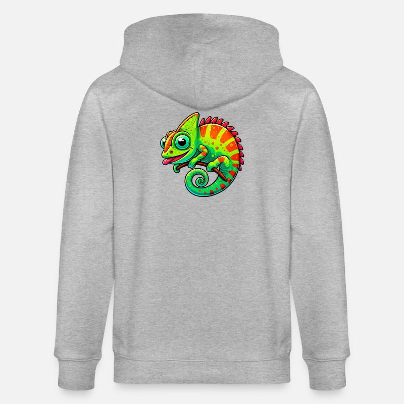 Caméléon - Veste à capuche bio CULTIVATOR Stanley/Stella Unisexe - gris chiné