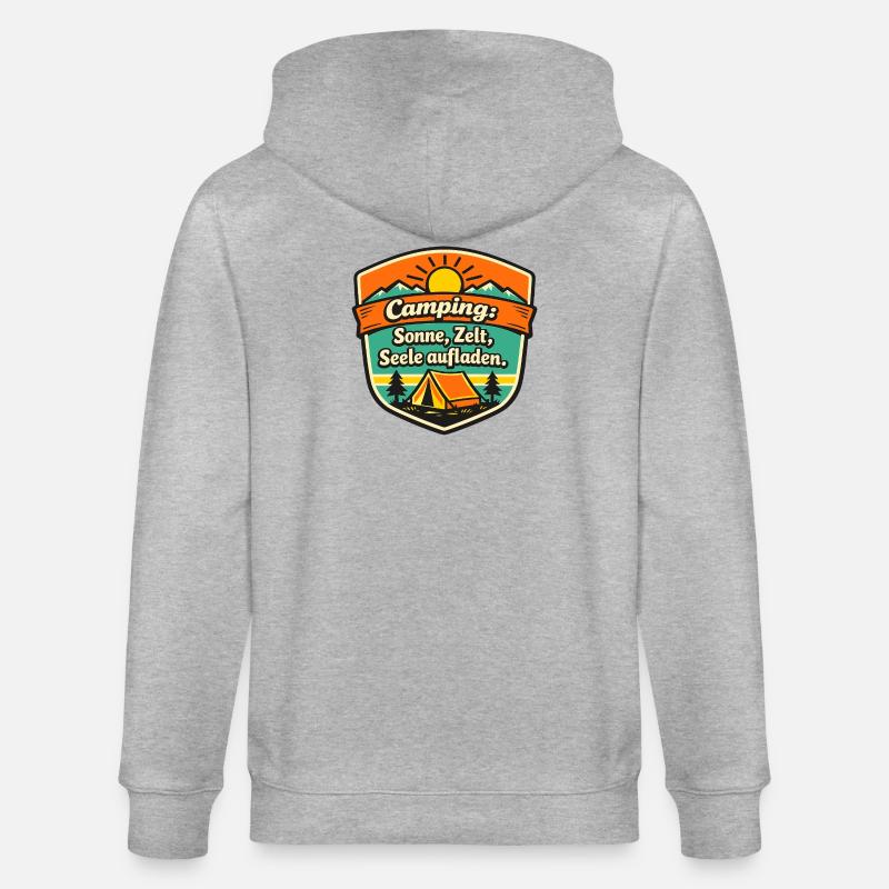 Camper - Stanley/Stella Unisex Bio-Kapuzenjacke CULTIVATOR - Grau meliert