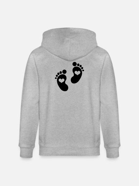Baby - Veste à capuche bio CULTIVATOR Stanley/Stella Unisexe - gris chiné