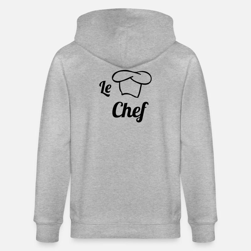 Le Chef - Veste à capuche bio CULTIVATOR Stanley/Stella Unisexe - gris chiné