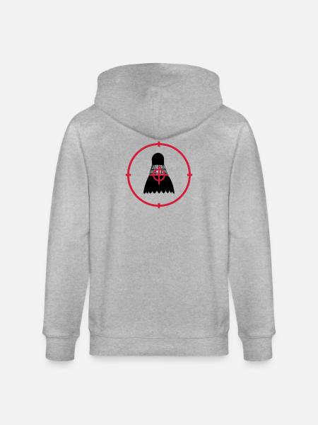 Badminton - Stanley/Stella CULTIVATOR  Unisex Organic Hooded Jacket - heather grey