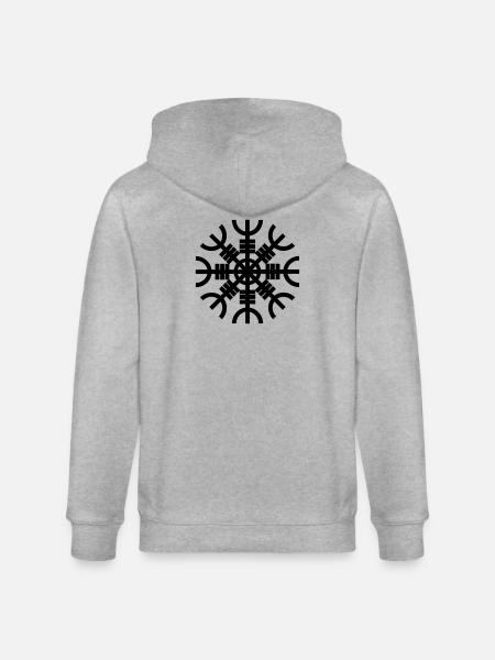 Helm der Ehrfurcht - Stanley/Stella Unisex Bio-Kapuzenjacke CULTIVATOR - Grau meliert