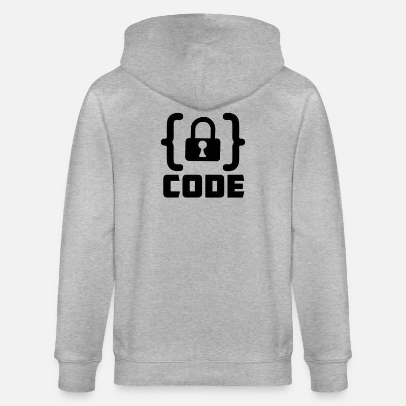 Code mit Sperrprogrammierer - Stanley/Stella Unisex Bio-Kapuzenjacke CULTIVATOR  - Grau meliert