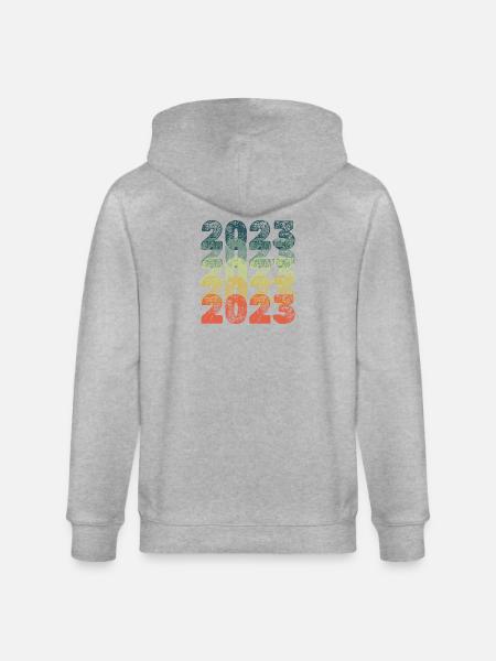 2023 - Veste à capuche bio CULTIVATOR Stanley/Stella Unisexe - gris chiné