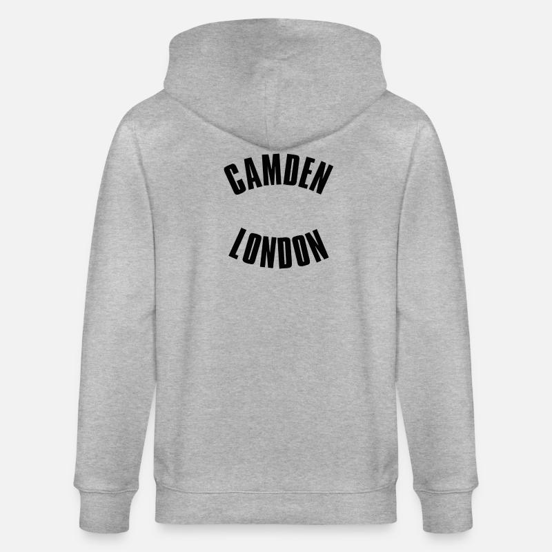 Logo de l’arc de Gamden Londres - Veste à capuche bio CULTIVATOR Stanley/Stella Unisexe - gris chiné