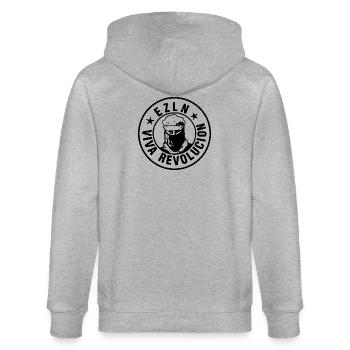 EZLN - Stanley/Stella Unisex Bio-Kapuzenjacke CULTIVATOR  - Grau meliert - Hinten - Luana (180cm)