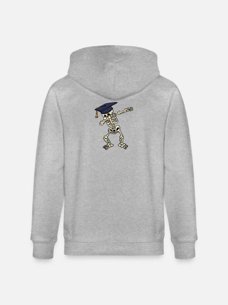 Matura Dab Schulabschluss Abiturient Abi Dabbing - Stanley/Stella Unisex Bio-Kapuzenjacke CULTIVATOR  - Grau meliert