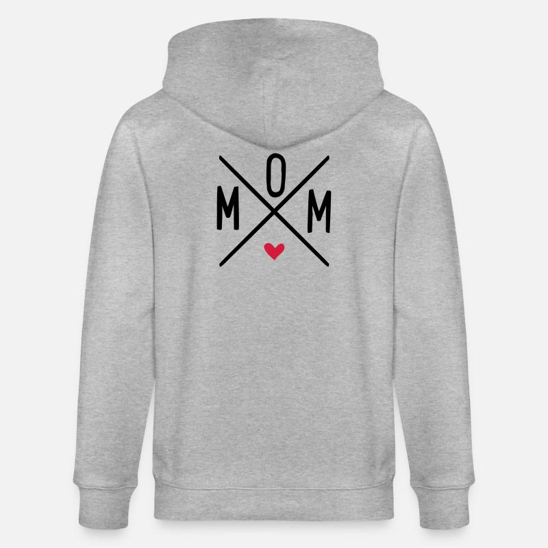 maman - Veste à capuche bio CULTIVATOR Stanley/Stella Unisexe - gris chiné