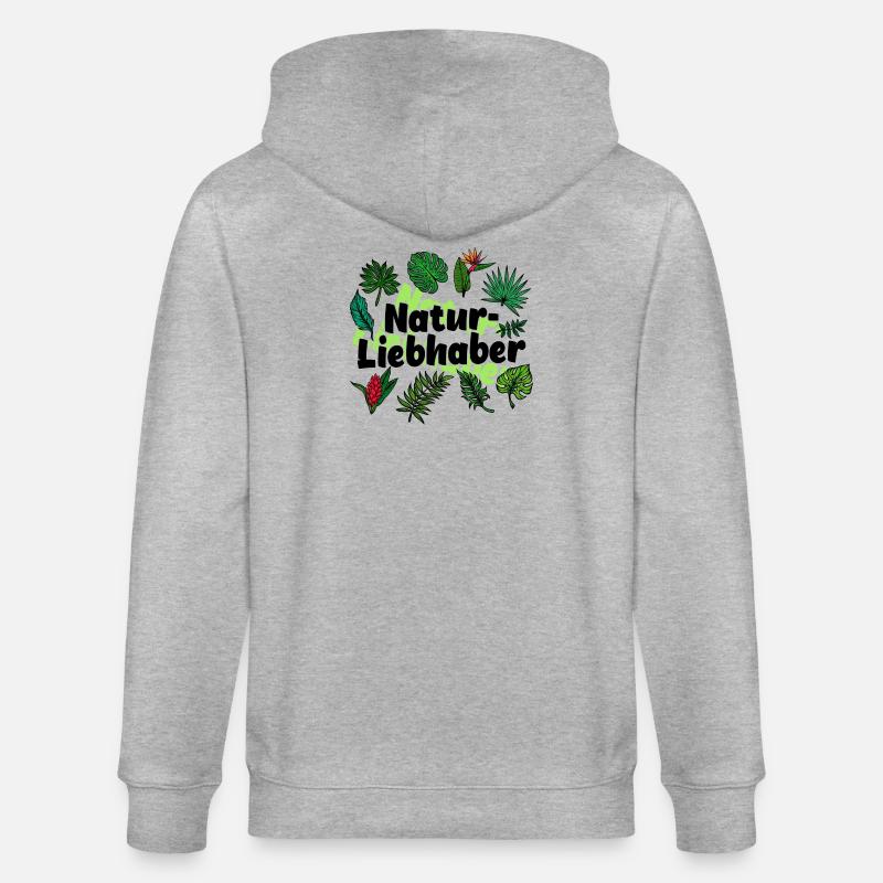 Statement Mutter Natur - Stanley/Stella Unisex Bio-Kapuzenjacke CULTIVATOR  - Grau meliert