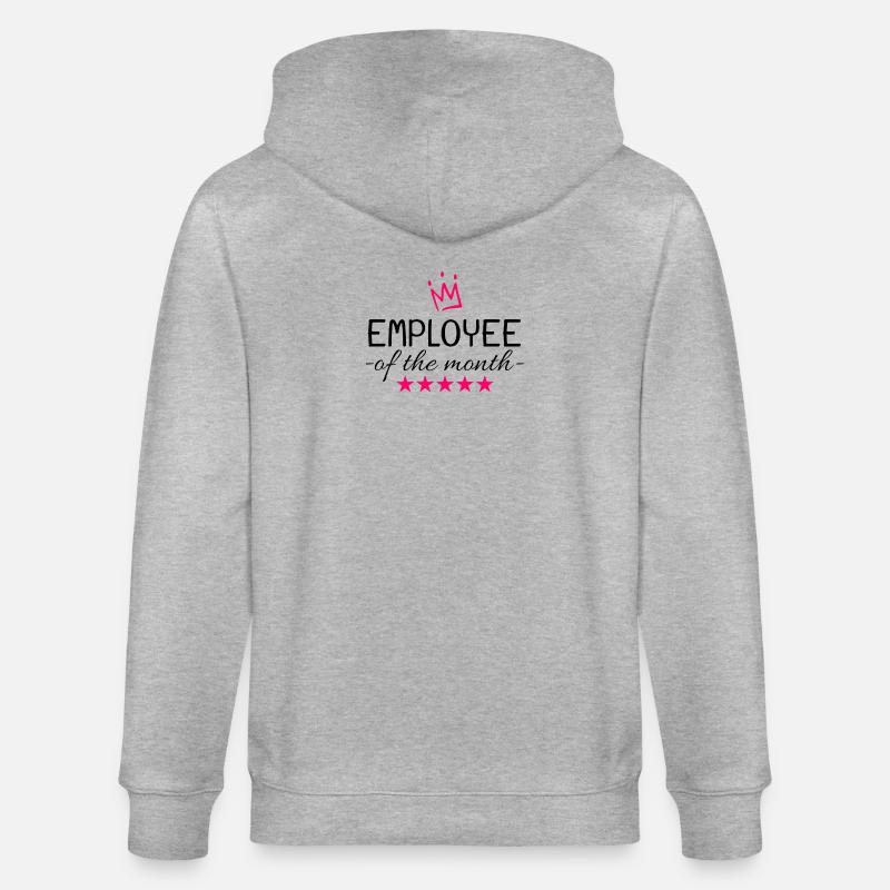 Cadeau de l’employé du mois - Veste à capuche bio CULTIVATOR Stanley/Stella Unisexe - gris chiné