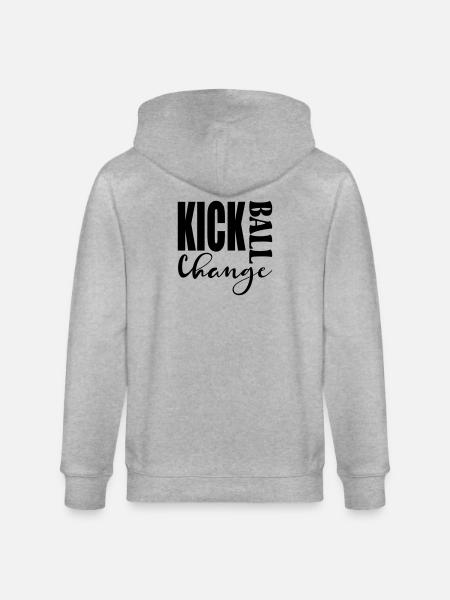 KICK BALL CHANGE - DANCING SAYINGS - Stanley/Stella CULTIVATOR  Unisex Organic Hooded Jacket - heather grey
