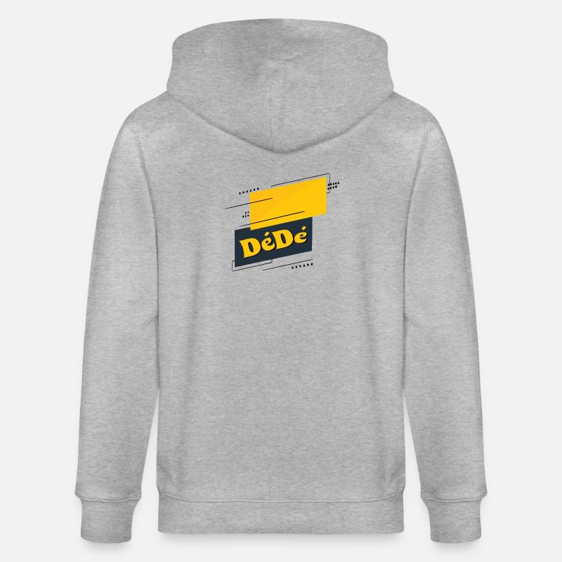 Dédé - Stanley/Stella Unisex Bio-Kapuzenjacke CULTIVATOR  - Grau meliert