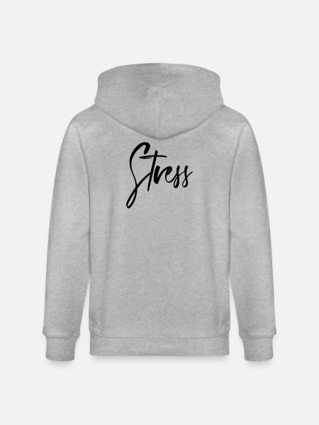 Stress - Stanley/Stella Unisex Bio-Kapuzenjacke CULTIVATOR - Grau meliert