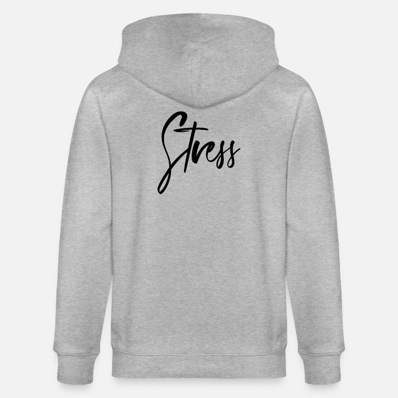 Stress - Stanley/Stella Unisex Bio-Kapuzenjacke CULTIVATOR - Grau meliert