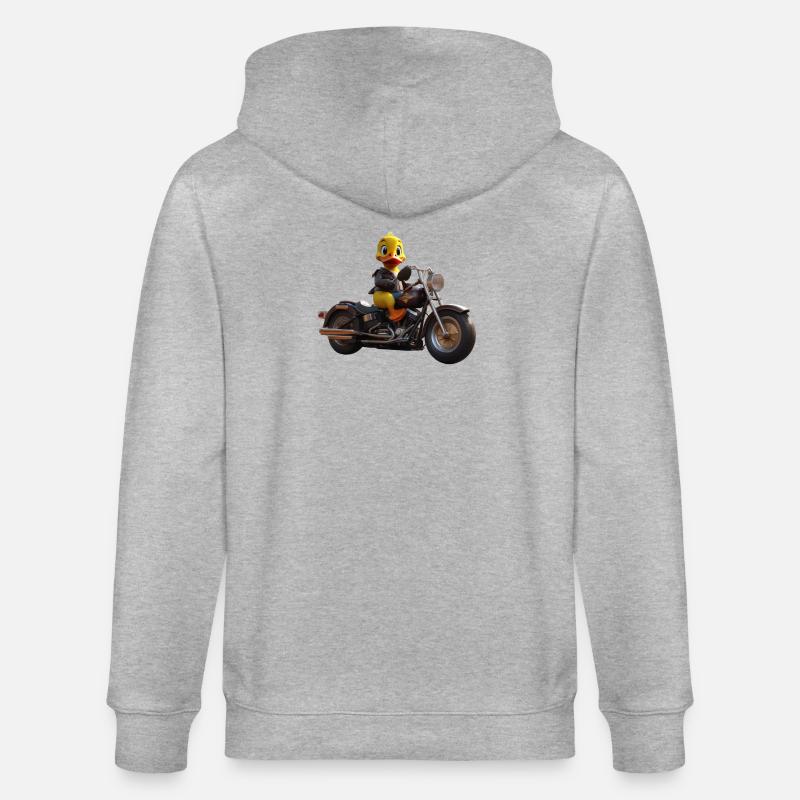 Bick Biker - Veste à capuche bio CULTIVATOR Stanley/Stella Unisexe - gris chiné
