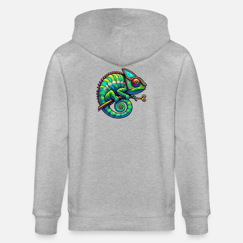 Caméléon - Veste à capuche bio CULTIVATOR Stanley/Stella Unisexe - gris chiné