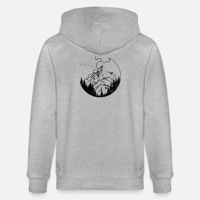 InputRequiredDesignPreview - Veste à capuche bio CULTIVATOR Stanley/Stella Unisexe - gris chiné