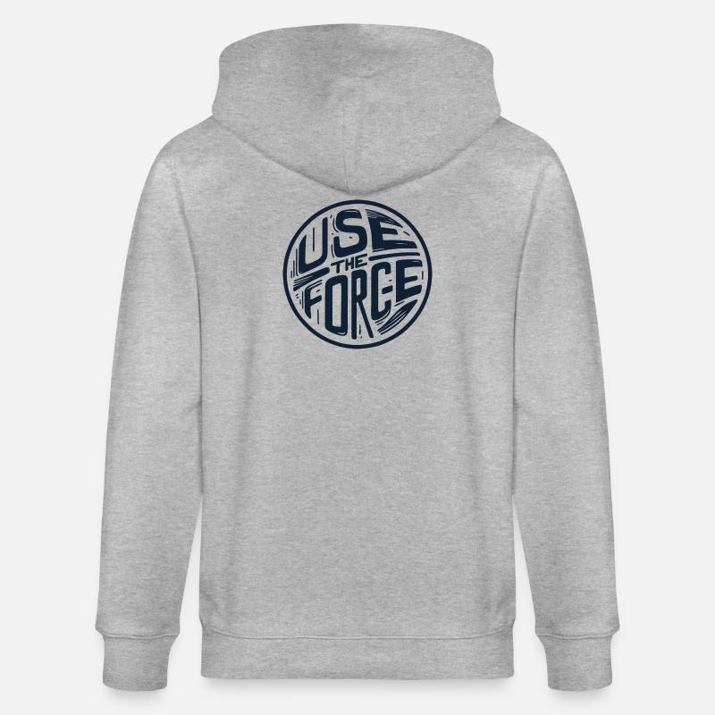 Utilisez la force 2 - Veste à capuche bio CULTIVATOR Stanley/Stella Unisexe - gris chiné