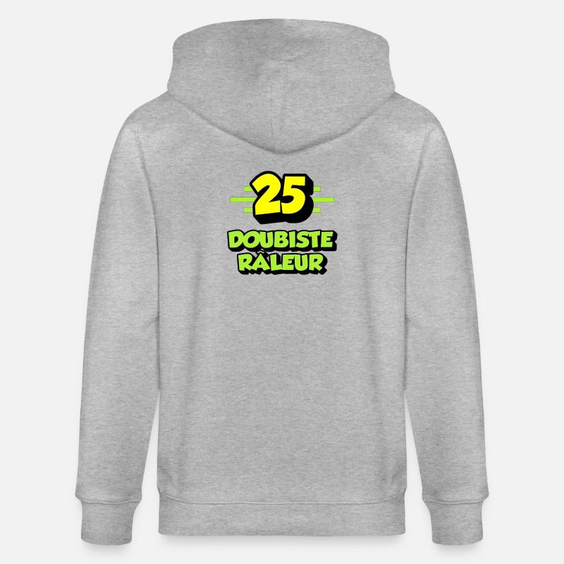 Beschwerdender Dubist - Stanley/Stella Unisex Bio-Kapuzenjacke CULTIVATOR  - Grau meliert