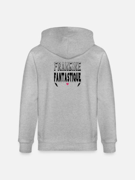 Frangine Fantastique - Veste à capuche bio CULTIVATOR Stanley/Stella Unisexe - gris chiné