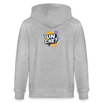 A what? - Stanley/Stella CULTIVATOR  Unisex Organic Hooded Jacket - heather grey - Back - Luana (180cm)