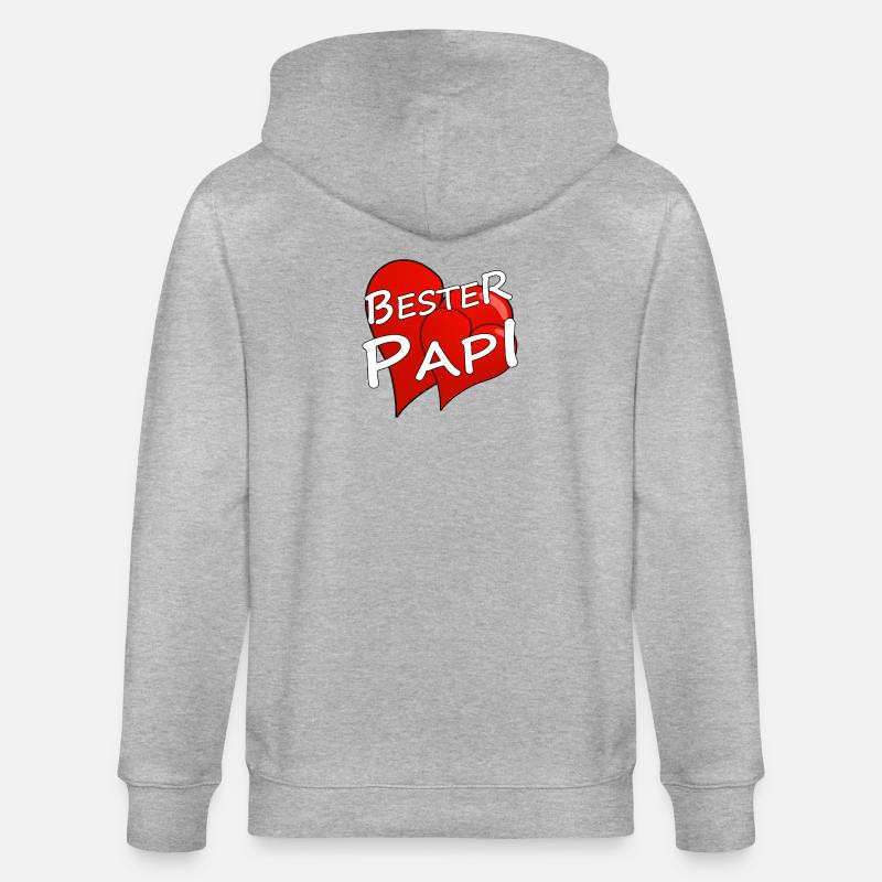 BESTER PAPI - Stanley/Stella Unisex Bio-Kapuzenjacke CULTIVATOR  - Grau meliert
