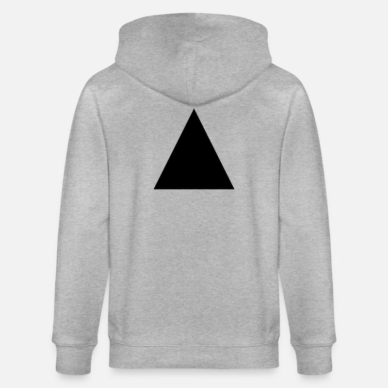 Triangle - Veste à capuche bio CULTIVATOR Stanley/Stella Unisexe - gris chiné
