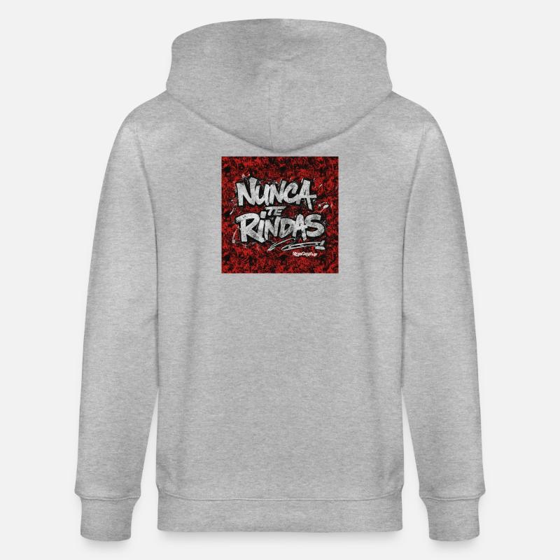 Jamais des Redditions du Graffiti - Veste à capuche bio CULTIVATOR Stanley/Stella Unisexe - gris chiné