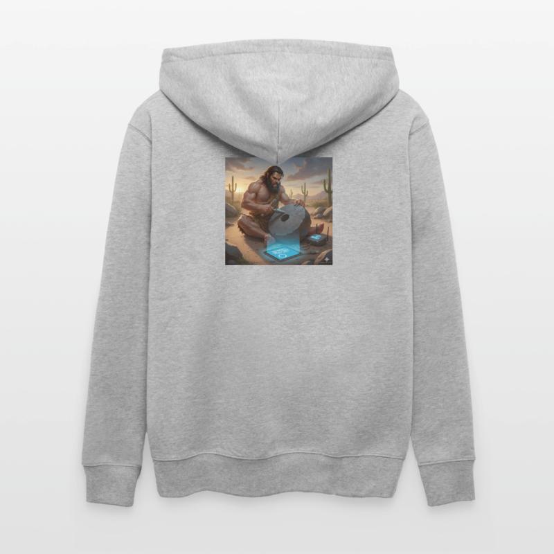 Caveman Tech Support – Das erste Tutorial Stanley/Stella Unisex Bio-Kapuzenjacke CULTIVATOR 