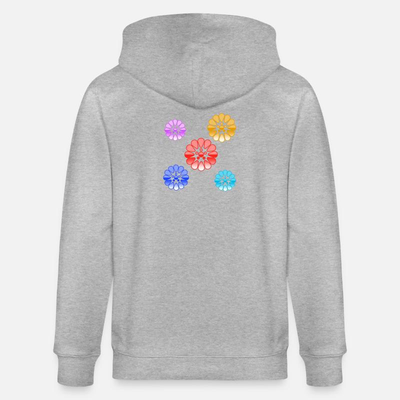 Fleur - Veste à capuche bio CULTIVATOR Stanley/Stella Unisexe - gris chiné
