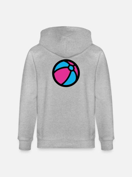 Water Polo Beach Summer Icon - Stanley/Stella CULTIVATOR  Unisex Organic Hooded Jacket - heather grey