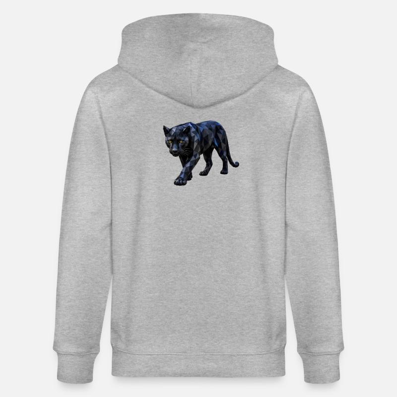 Polygon Panther - Veste à capuche bio CULTIVATOR Stanley/Stella Unisexe - gris chiné