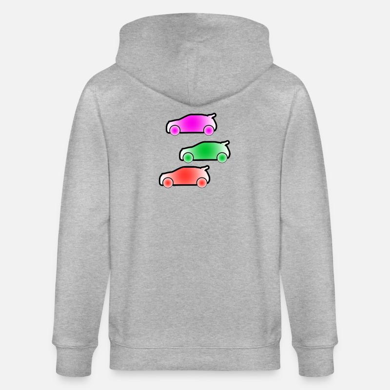 Automobiles - Veste à capuche bio CULTIVATOR Stanley/Stella Unisexe - gris chiné